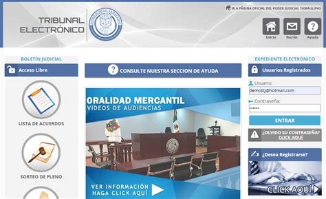 Tribunal Electrónico.